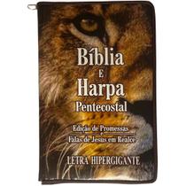 Bíblia e Harpa Pentecostal - Letra HiperGigante - com Zíper