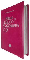 Biblia Estudo De Genebra Rosa Pink - CULTURA-CRISTA
