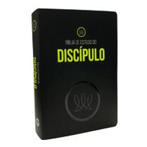 Bíblia estudo do discípulo arc capa de luxo preta