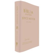 Bíblia estudo JM - Rosa - Grande - Joyce Meyer