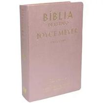 Bíblia estudo JM - Rosa - Grande - Joyce Meyer