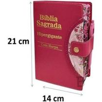 Bíblia Evangélica Carteira Com Caneta Com Botão Pentecostal Assembleia bolsa sem índice