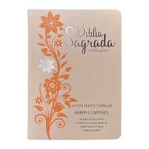 Bíblia Gigante ARC PPM FULL COLOR Borda Prateada - Rosé e Laranja Penkal Cristã Evangélica Gospel Índice Bíblia Gigante ARC PPM FULL COLOR Borda Prateada - Rosé e Laranja Penkal Cristã Evangélica Gospel Índice