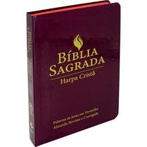 Bíblia Grande Harpa Cristã Letra Grande Vinho PJV - ARC Bíblia Grande Harpa Cristã Letra Grande Vinho PJV - ARC