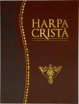 Biblia harpa crista - marrom - CPAD