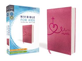 Bíblia Infantil HarperCollins NIV - Couro Rosa Macio