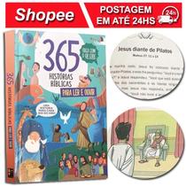 Bíblia Infantil Ilustrada para Crianças - 365 Histórias Bíblicas Possui QR Code 01 História bíblica