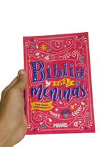 Bíblia Infantil Ilustrada Para Meninas 128 Pgs Rosa Criança