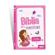 Bíblia Infantil Para Meninas Colorida 128pág - Magic