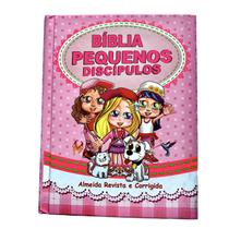 Bíblia Infantil Pequenos Discípulos capa dura Meninas Rosa