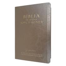 Biblia Joyce Meyer Dourada de estudos Nvi