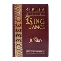 Bíblia Jumbo King James Coverbook Bordo