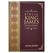 Biblia jumbo kja - capa dura - arabesco bordo