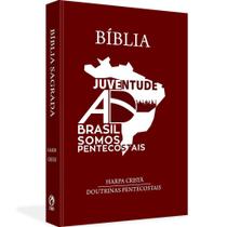 Bíblia Juventude AD Harpa Brasil Somos Pentecostais Marrom