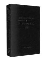 Bíblia King James 1611 Bilíngue Letra Normal Capa Luxo Preta - BKJ1611 - BIBLIA KING JAMES LT