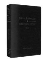 Bíblia King James 1611 Bilíngue Letra Normal Capa Luxo Preta - BVBOOKS