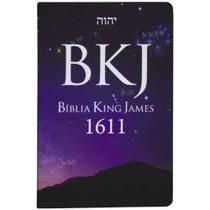 Bíblia King James 1611 - Bkj - Ultrafina Lettering - Capa Soft Touch Universo
