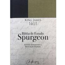 Bíblia King James 1611 de Estudo Expositivo e Aplicação Pessoal Spurgeon - BV