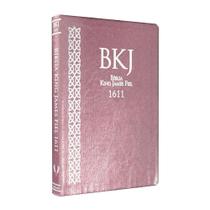 Bíblia King James 1611 Fiel Ultrafina Rosa Perolado Bíblia King James 1611 Fiel Ultrafina Rosa Perolado