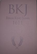 Bíblia King James 1611 Ultra fina ampliada rose