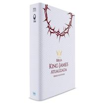 Bíblia King James Atualizada de Estudo Capa Dura Feminina Coroa Espinhos com 1856 pags formato 14x21