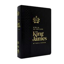 Bíblia King James Atualizada Kja Estudo Letra Grande Preta