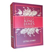 Bíblia King James Atualizada Letra Jumbo Capa Dura Vermelha