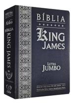 Bíblia King James Atualizada Letra Jumbo Coverbook Compacta Azul