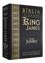 Bíblia King James Atualizada Letra Jumbo Coverbook Compacta Preta
