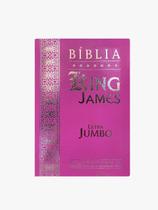 Bíblia King James Atualizada Letra Jumbo Coverbook Compacta Rosa