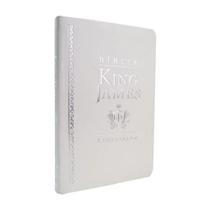 Bíblia King James Atualizada Slim Luxo Branca