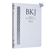 Bíblia King James BKJ 1611 Ultrafina Slim Branca