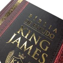 Bíblia King James De Estudo Atualizada Kja Letra Hiper Gigante + Índice Pentecostal - FASHIONSELLER