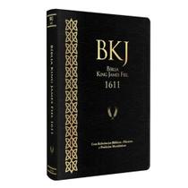 Biblia king james fiel 1611 com referencias biblicase profecias messianicas - capa preta - BVBOOKS Biblia king james fiel 1611 com referencias biblicase profecias messianicas - capa preta - BVBOOKS