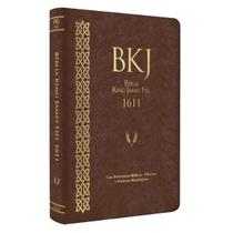 BÍBLIA KING JAMES FIEL 1611 - Com Referências e Profecias Messiânicas - Capa Luxo Marrom BÍBLIA KING JAMES FIEL 1611 - Com Referências e Profecias Messiânicas - Capa Luxo Marrom