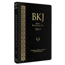 BÍBLIA KING JAMES FIEL 1611 - Com Referências e Profecias Messiânicas - Capa Luxo Preta BÍBLIA KING JAMES FIEL 1611 - Com Referências e Profecias Messiânicas - Capa Luxo Preta