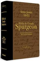 Biblia King James Fiel 1611 - Fiel Estudo Spurgeon - Marrom/Preto Pu Importado - BV FILMS & BV BOOKS BIBLIA