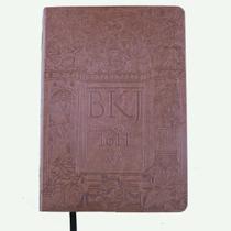 Bíblia King James Fiel 1611 - Letra Ultragigante - Capa PU Marrom - Bv Books