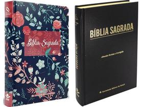 Bíblia Kit Casal Bênção SBB Primavera e Tradicional Com Fita marcador de Texto