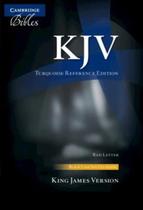 Bíblia KJV Referência - Edição Cambridge University Press Turquesa