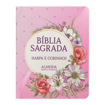 Bíblia L. maior capa dura ppm arc full color c/ harpa - Poá