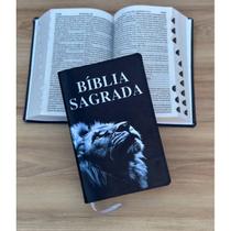 Biblia Leão Holografico ARC Letras Grandes Evangélica Com Harpa e indice Biblia Leão Holografico ARC Letras Grandes Evangélica Com Harpa e indice