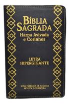 Bíblia Let Hipergigante Harpa Coros Evangelica Pentecostal