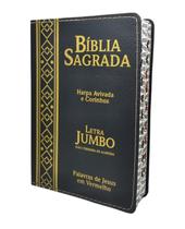 Bíblia Letra Gigante Jumbo Harpa Evangélica Gospel Palavra