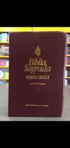 Bíblia letra grande com harpa CPAD -