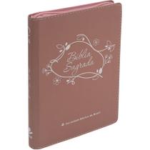 Biblia letra grande - ra ziper rose