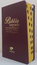 Bíblia Letra Hipergigante - Capa Luxo Vinho