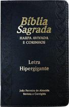 Bíblia Lt Hipergigante ARC Luxo PU com Índice Preta - Cpp