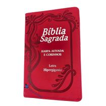 Bíblia Lt Hipergigante ARC Luxo PU com Índice Rosa - Cpp