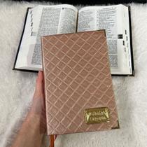 Bíblia Luxo Champanhe Linguagem NTLH Letras Grandes com índice - HERDEIRODACOROA